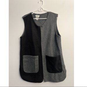 Vintage Color Block Sweater Vest